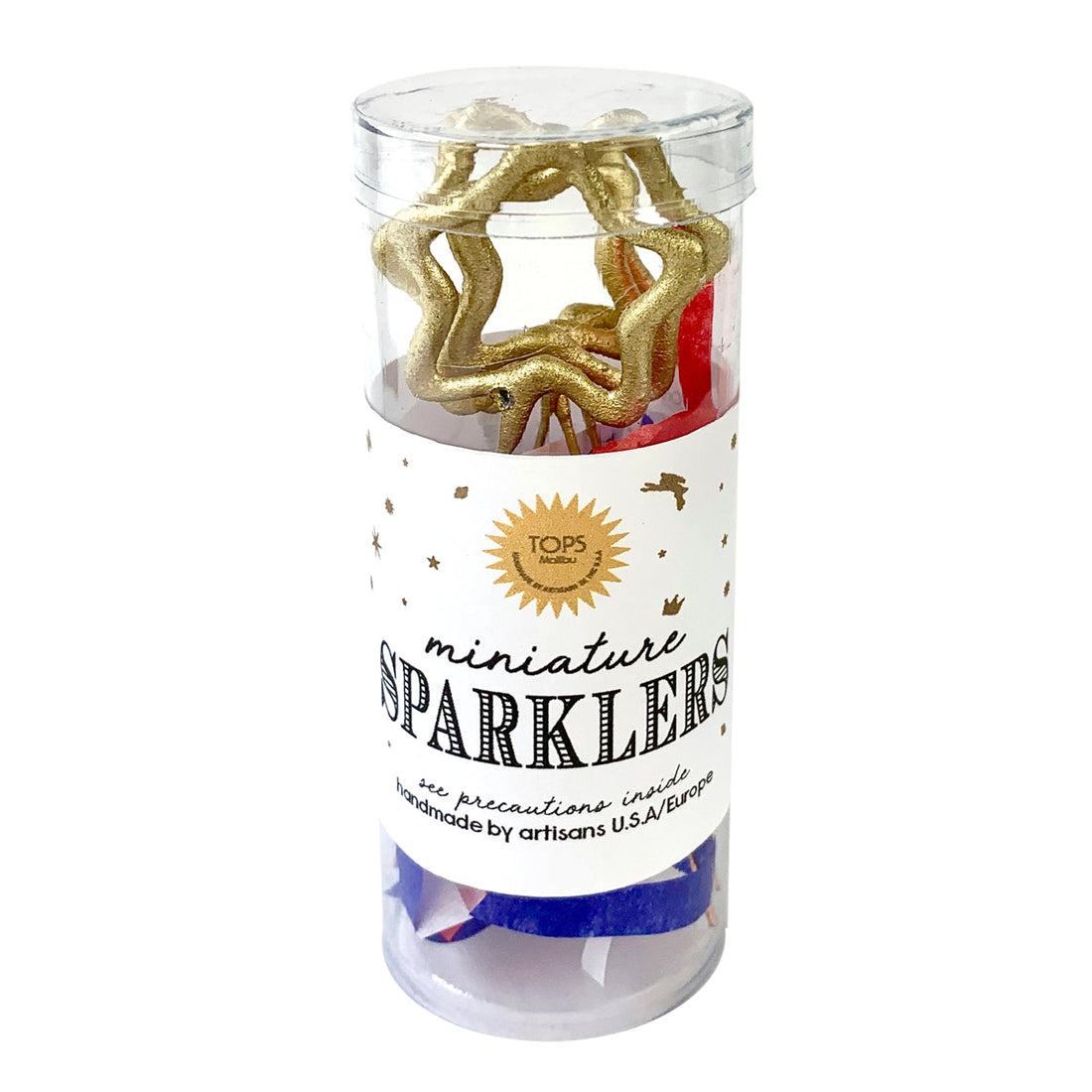 Mini Gold Star Sparkler Set